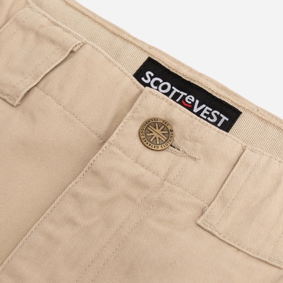 SCOTTeVEST HIDDEN CARGO SHORTS - NEW IN PACKAGE - SIZE 42 - Picture 10 of 12